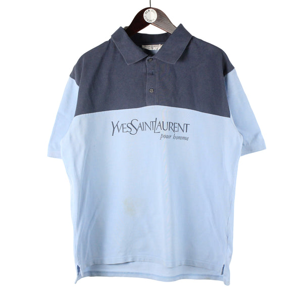Vintage Yves Saint Laurent Polo T-Shirt Medium Oversized – dla dushy
