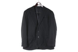 Ralph Lauren Blazer Large black label authentic classic wool 2 buttons jacket