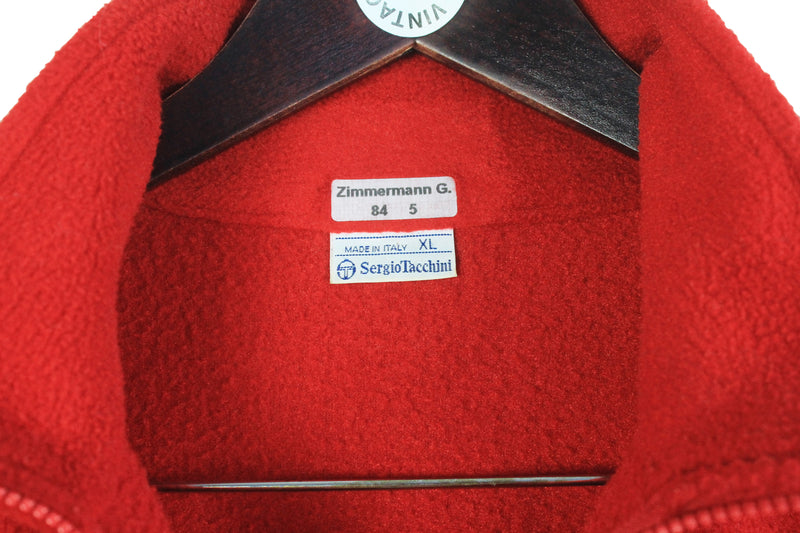 Vintage Sergio Tacchini Fleece 1/4 Zip XLarge