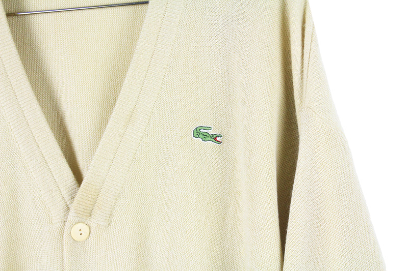 Vintage Lacoste Cardigan XLarge