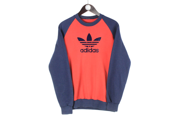 Vintage Adidas Sweatshirt Medium crewneck 80s big logo retro sport style jumper