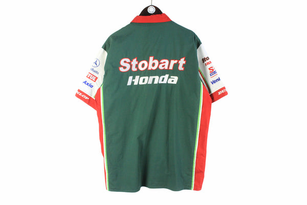 Vintage Eddie Stobart Honda Racing Team Shirt Large