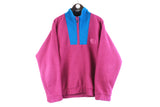 Vintage Think Pink Polartec Fleece 1/4 Zip XLarge
