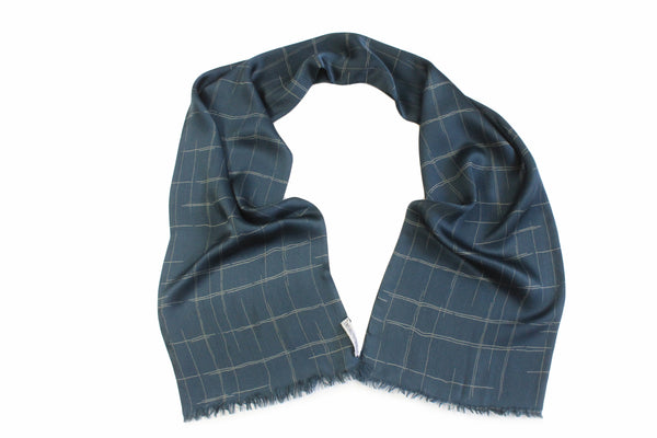 Vintage Emporio Armani Scarf 90s 00s authentic plaid pattern scarf 