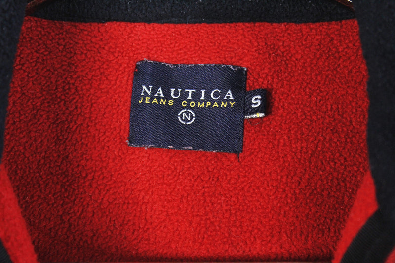 Vintage Nautica Fleece 1/4 Zip Small