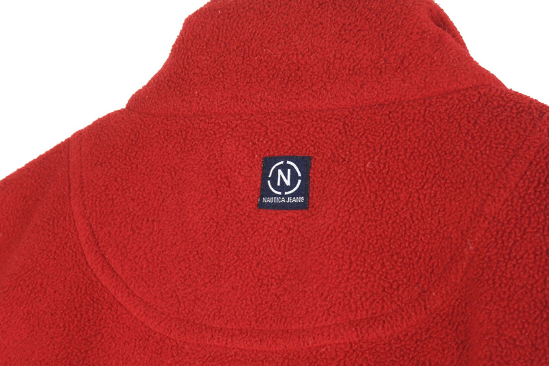 Vintage Nautica Fleece 1/4 Zip Small
