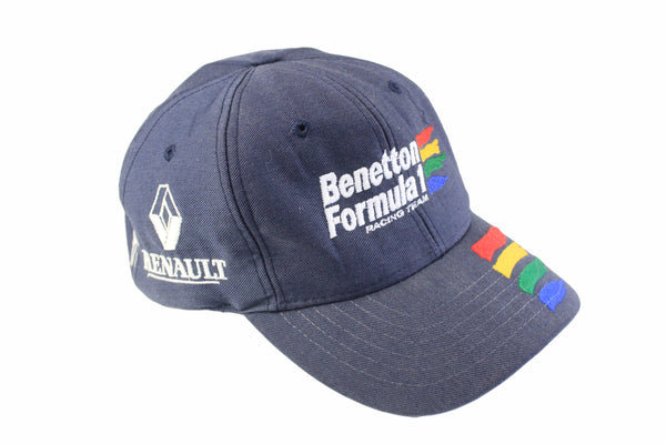 Vintage Benetton Formula 1 Team Cap racing Michael Schumacher Renault racing style 90s sport F1 hat