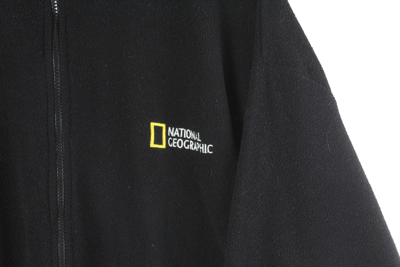 Vintage National Geographic Fleece Full Zip Medium