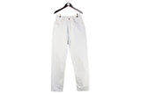 Vintage Levi's 818 Jeans W 31 L 33 white denim 90s retro pants