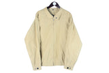 Vintage Baracuta Jacket Medium / Large beige collared harrington style 90s casual mod UK brand windbreaker