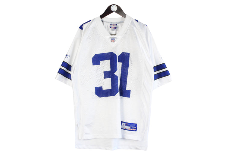 Vintage Dallas Cowboys #31 Roy Williams Reebok Jersey T-Shirt Medium
