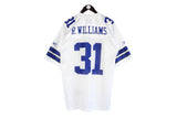 Vintage Dallas Cowboys #31 Roy Williams Reebok Jersey T-Shirt Medium