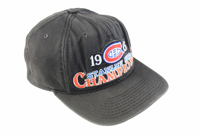 Vintage 1993 Stanley Cup Cup Canadiens Montreal hockey NHL baseball hat sport style