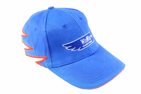 Vintage WinWin Tenkate Honda Cap blue white racing style 90s racing moto gp hat