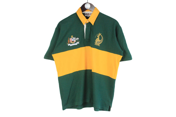 Vintage Australia Kangaroo Polo Rugby T-Shirt Small