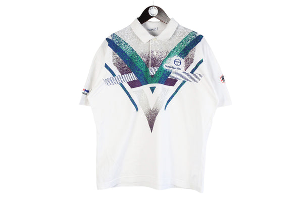 Vintage Sergio Tacchini Polo T-Shirt Medium