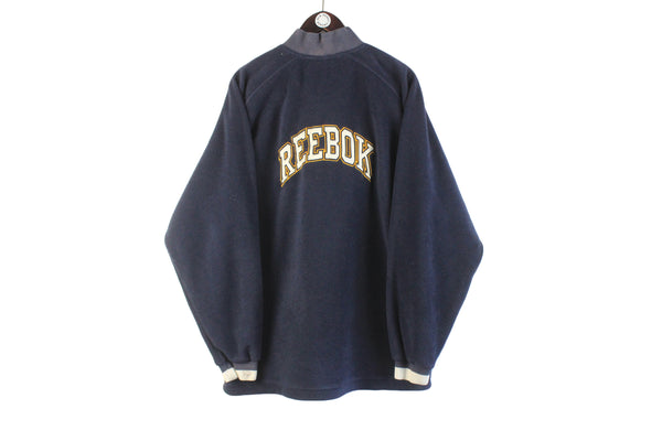 Vintage Reebok Fleece 1/4 Zip XLarge