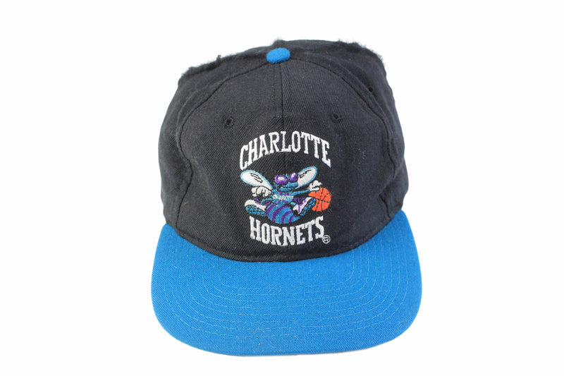 90's Charlotte Hornets Starter Shatter Collision NBA Snapback Hat – Rare  VNTG