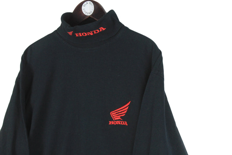 Vintage Honda Turtleneck Sweatshirt XLarge