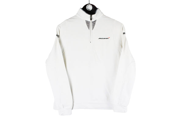Vintage McLaren Formula 1 Team Sweatshirt 1/4 Zip Small