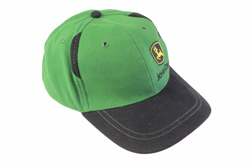 Vintage John Deere Cap green black 00s authentic technic hat