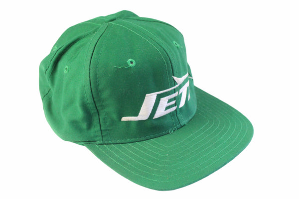 Vintage New York Jets Cap green big logo NFL football 90s retro sport style baseball hat USA American football