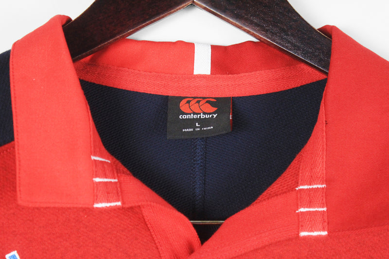 England Team 2019 Rugby World Cup Canterbury Polo T-Shirt Large