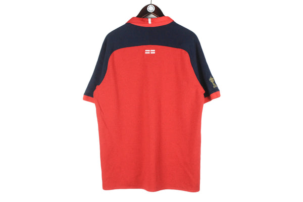 England Team 2019 Rugby World Cup Canterbury Polo T-Shirt Large