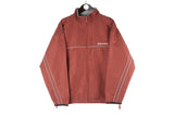 Vintage Reebok Track Jacket Small red 00s big logo sport style windbreaker