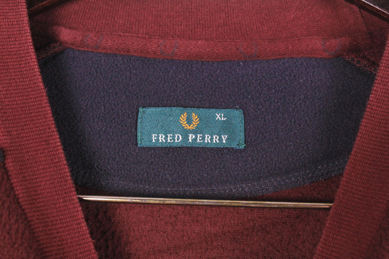 Vintage Fred Perry Fleece Sweatshirt XLarge