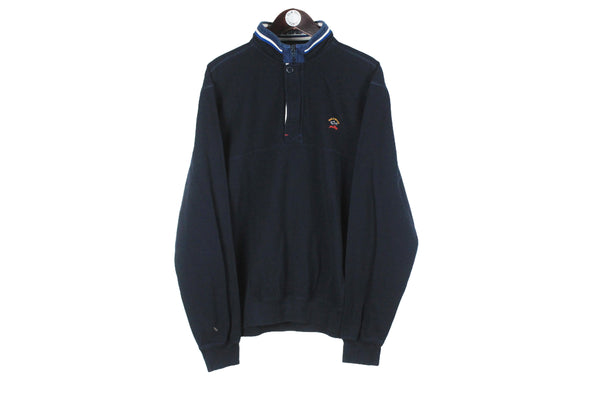 Vintage Paul & Shark Sweatshirt 1/4 Zip XXLarge