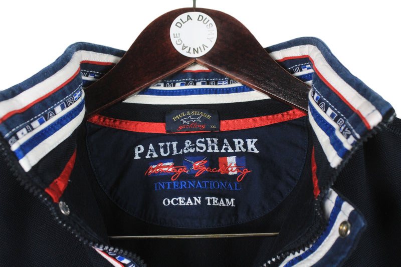 Vintage Paul & Shark Sweatshirt 1/4 Zip XXLarge