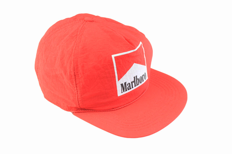 Vintage Marlboro Cap red big logo 90s 80s retro cigarettes collection Formula 1 racing F1 team Ferrari hat