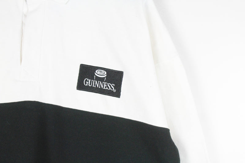 Vintage Guinness 1999 World Rugby Cup Polo T-Shirt XLarge