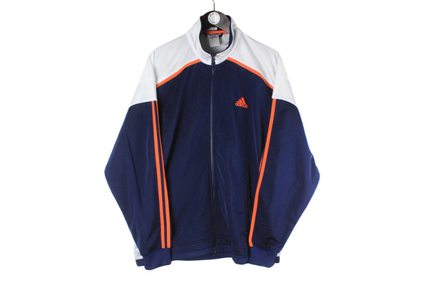 Vintage Adidas Track Jacket XLarge gray blue 90s retro sport style windbreaker sport style 90s 
