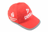 Vintage Dekra Cap red 90s Ferrari hat sport racing style  F1  Formula 1 Michael Schumacher