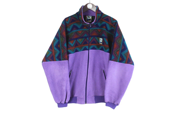 Vintage Salewa Fleece Full Zip Large