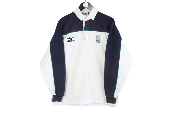 Vintage Rugby World Cup 1999 Mizuno Rugby Shirt Medium