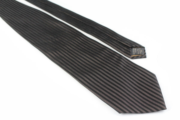 authentic silk neckwear vintage tie luxury brand 90s 00s Helmut Lang Striped pattern