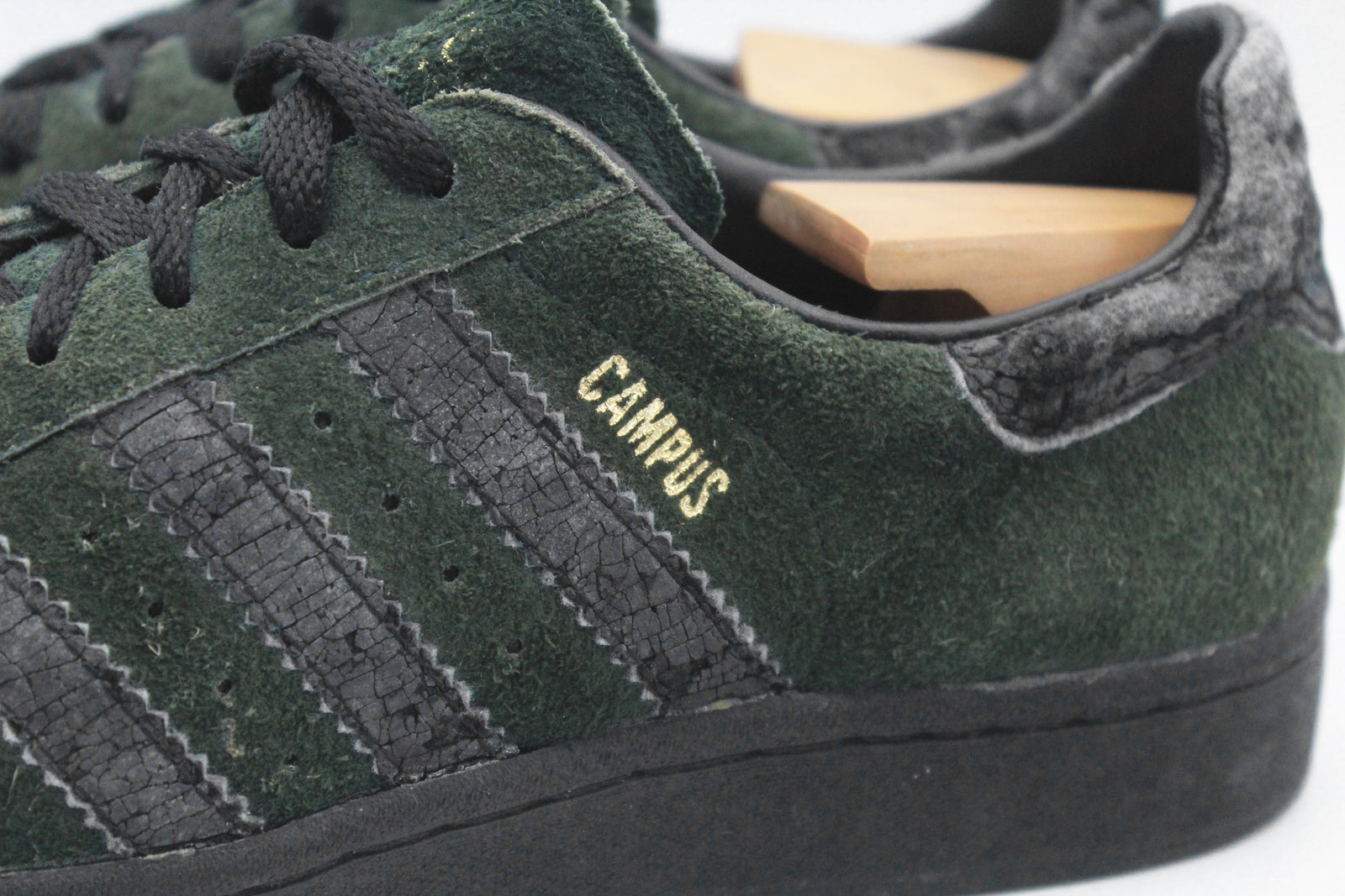 adidas gazelle silver green womens Vintage Adidas Campus Sneakers Women's US 7 – dla dushy