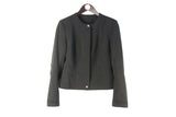 Christian Dior Jacket Women's Medium black authentic classic wool jacket Blazer
