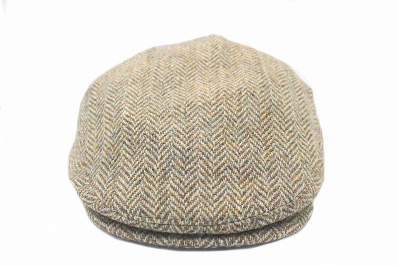 Vintage Harris Tweed Newsboy Cap