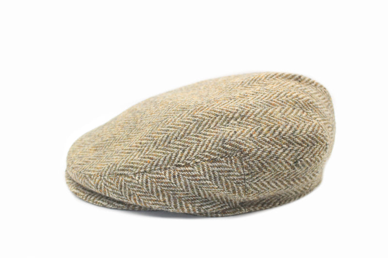 Vintage Harris Tweed Newsboy Cap