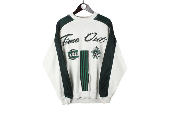 Vintage Reebok Sweatshirt Medium gray crewneck 90s sport jumper