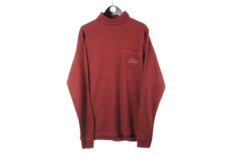 Vintage Wrangler Turtleneck Sweatshirt XLarge