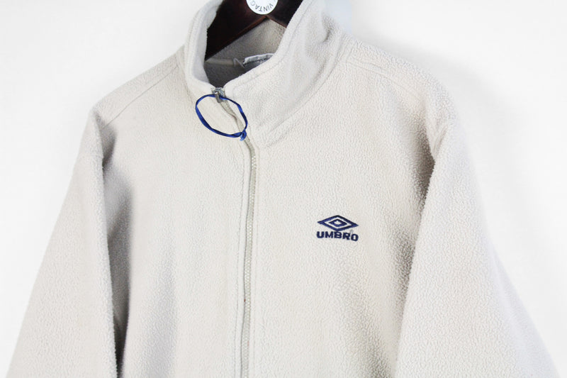 Vintage Umbro Fleece Full Zip Medium