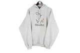 Vintage Beauty and the Beast Disney Hoodie Large