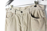Vintage Levi's 551 Corduroy Pants W 38 L 36