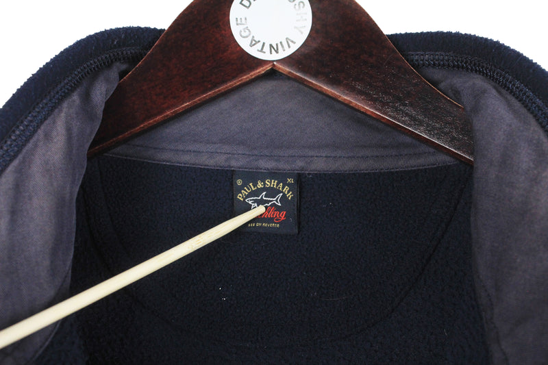 Vintage Paul & Shark Fleece 1/4 Zip XLarge
