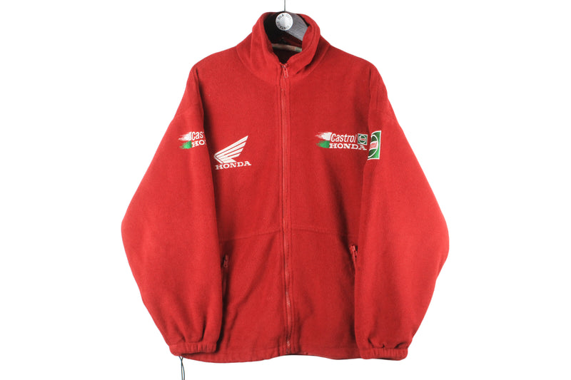 Vintage Honda Castrol Fleece Medium